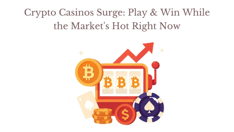 Crypto Casinos Surge: Play & Win While the Market’s Hot Right Now