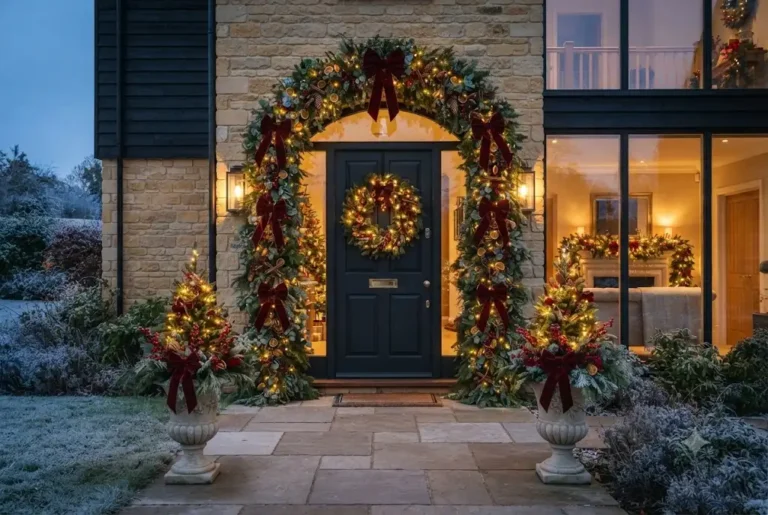 Christmas Garland Ideas: Beautiful Styling for Doors, Fireplaces & Staircases Christmas Garland Ideas: Beautiful Styling for Doors, Fireplaces & Staircases