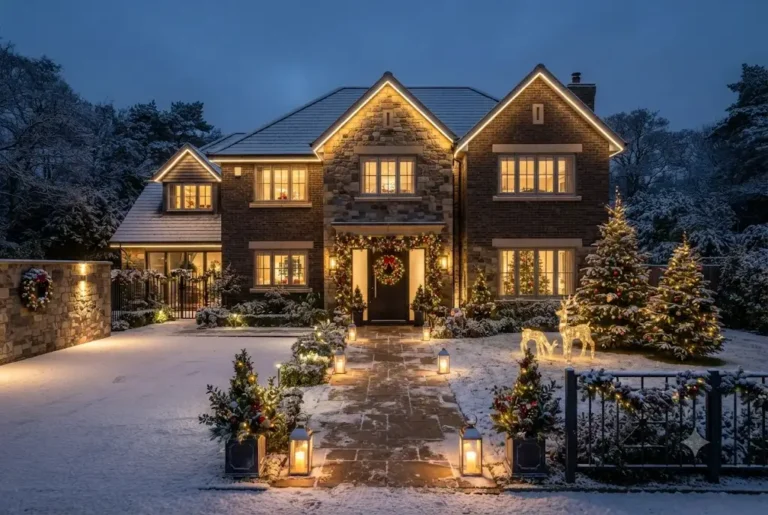 Outdoor Christmas Decorations: Front Garden, Exterior & Festive Lighting Ideas Outdoor Christmas Decorations: Front Garden, Exterior & Festive Lighting Ideas