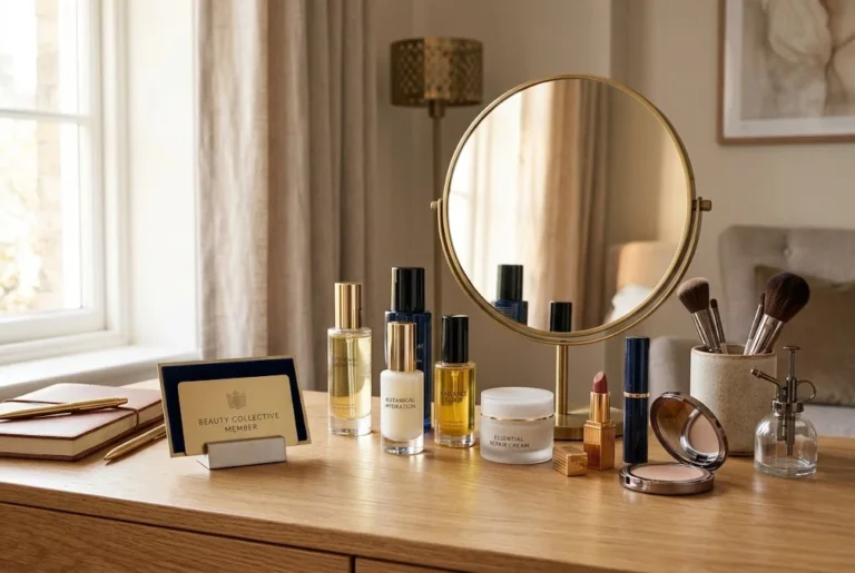 Beauty Pie membership with skincare, makeup and cosmetics products