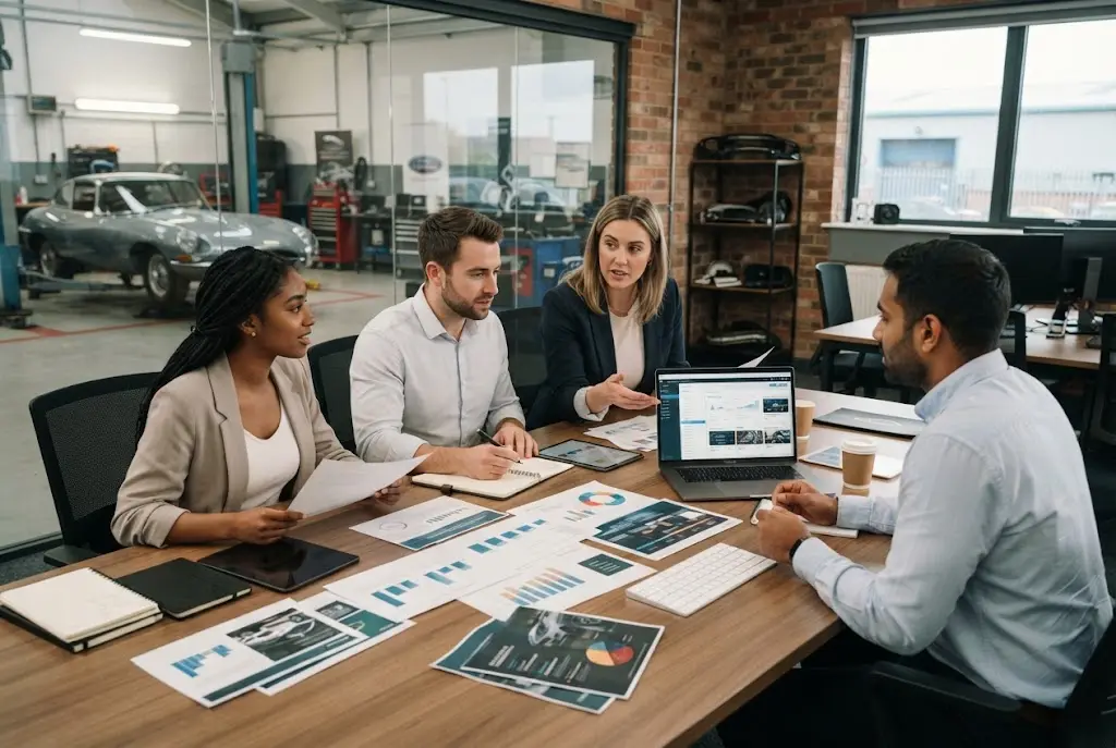 automotive content marketing strategy for a UK automotive business